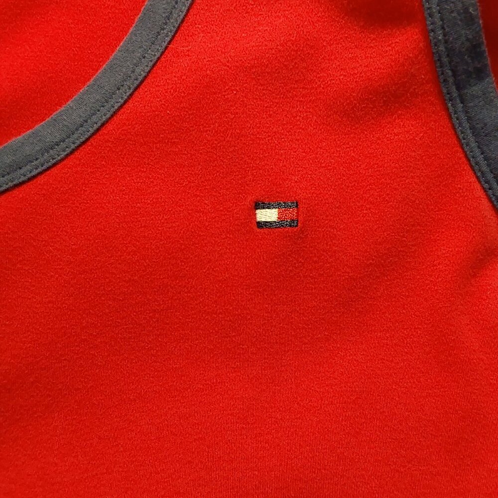 Tommy Hilfiger Red Sleeveless Comfy Tank Dress 100% Cotton Great Cond- XL - Picture 4 of 6